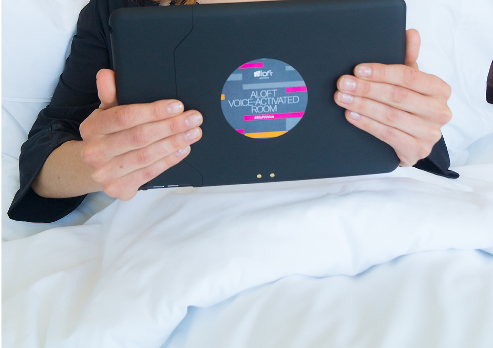 aloft siri voice activated room