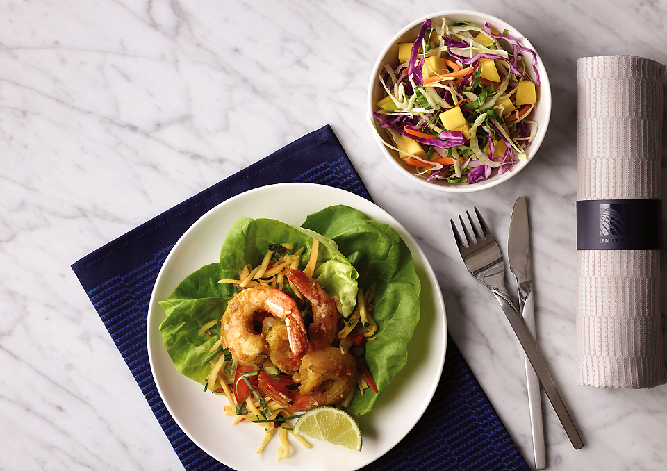 united-airlines-polaris-business-class-shrimpmeals