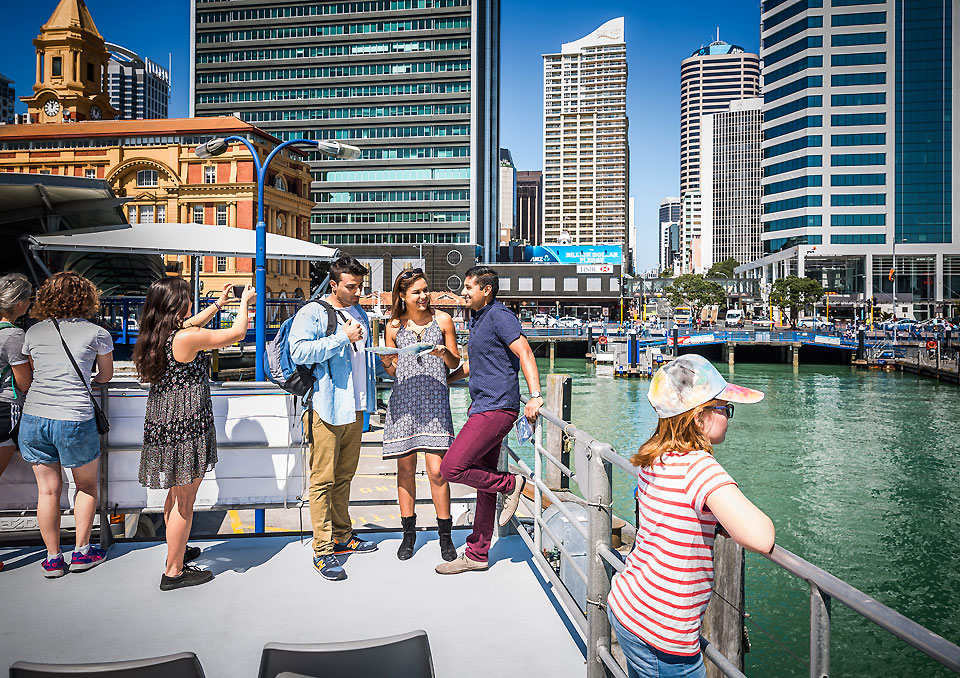 Auckland waterfront Ferry Building