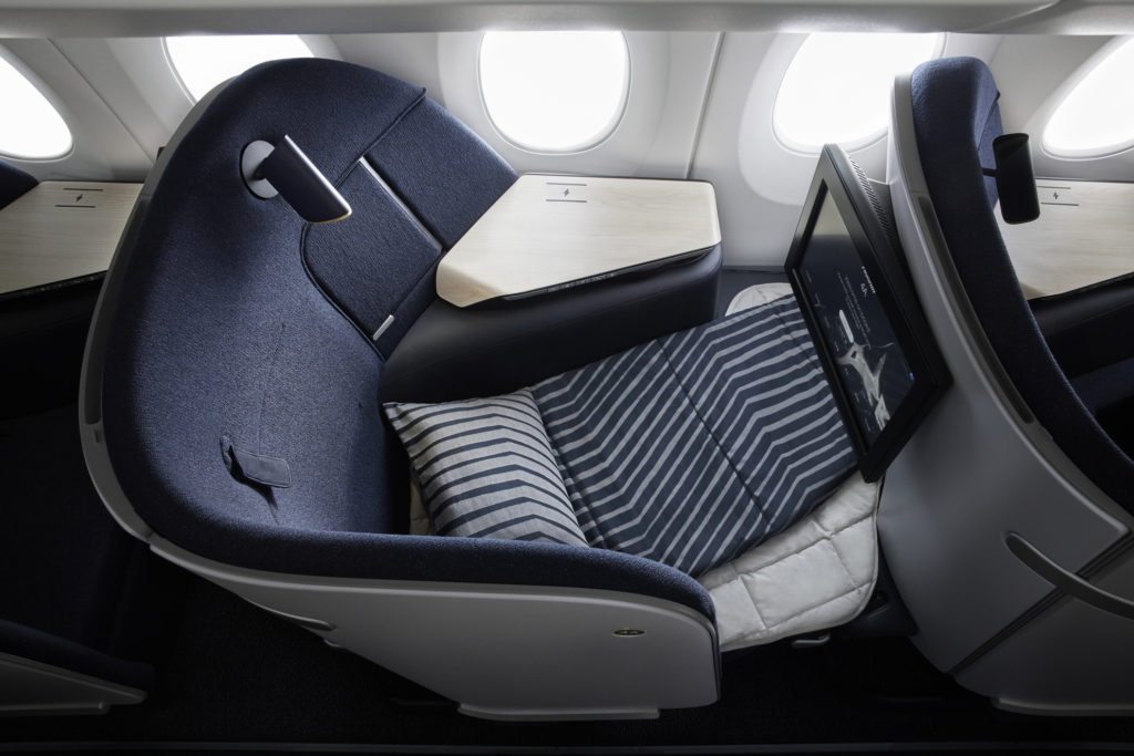 Finnair business class seat
