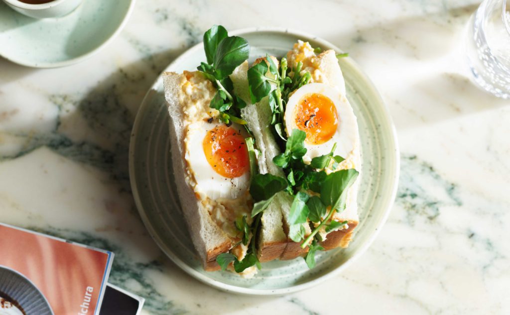 Egg Sando at The Porter House Sydney