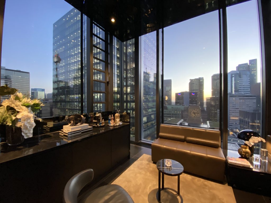 Sydney skyline from the lobby of A by Adina, Sydney