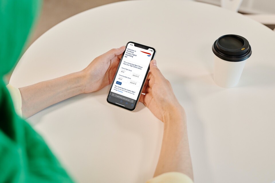 British Airways new wayfinding app