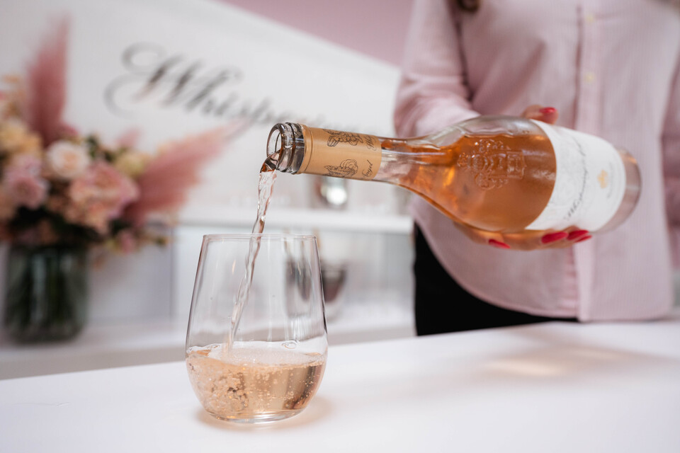 Whispering Angel wine with British Airways