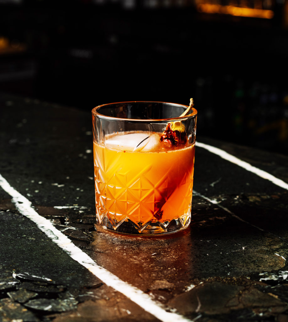 Cocktail at the Tapestry Bar at The Pullman Hotel, Auckland