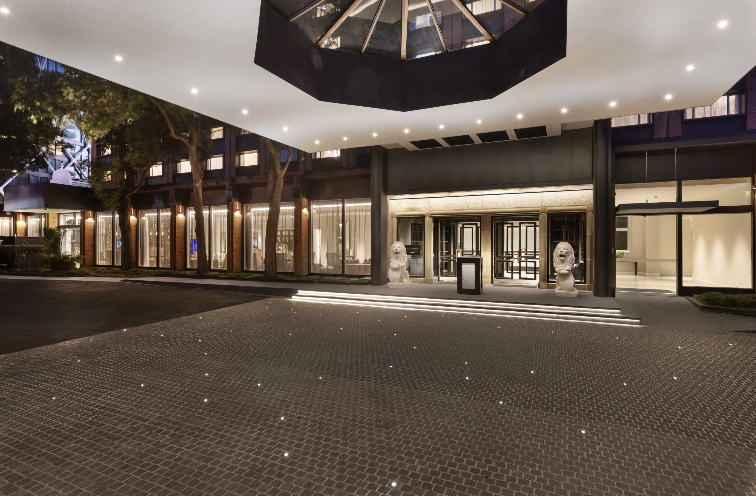 Entrance to The Pullman Hotel Auckland