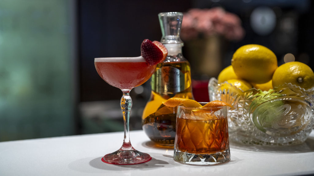 Cocktails at Cuvee .Sofitel Brisbane Central