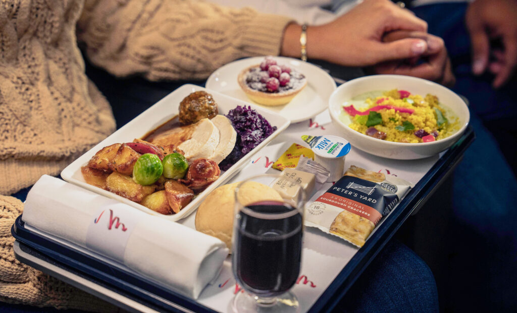 Traditional Christmas dinners will be served in-board.