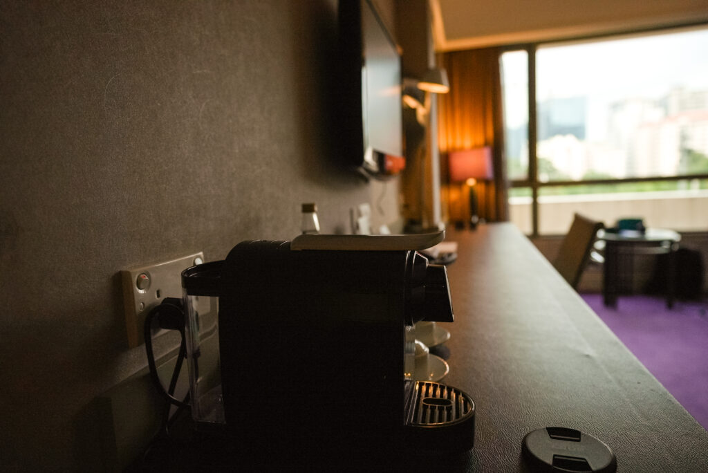 In-room coffee machine