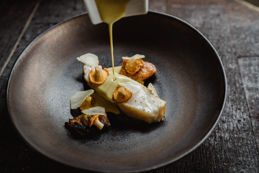 North Sea Turbot and Girolles