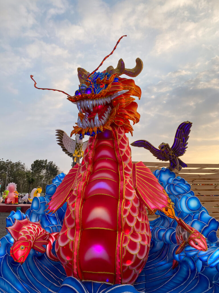 Beautiful craftmanship with innovative designed lanterns at Tainan